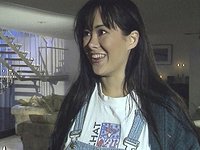 Asia Carrera gets her ass covered in jizz after a hot fuck on the stairs - movie 1 - 2