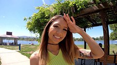 Fresh Teen Kimora Quin Fucks In Public Park - movie 1 - 2