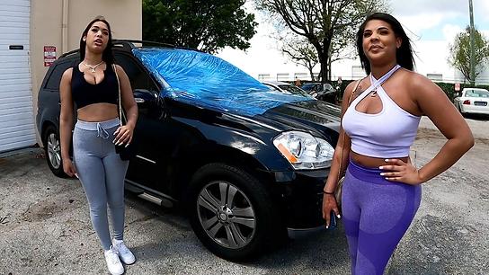 American Road Side Xxx Girls Bideo - Real girls caught stranded and in need of help but our heroic mechanic  doesn't accept cash! | Bang.com