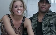 Watch Now - Blonde trinity takes black dick in her sweet amateur pussy