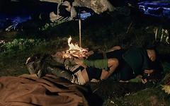 Luna Corazon cums so hard on his big cock as she is fucked by a campfire - movie 1 - 4