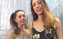 Kaylynn and Princess give this hunk a double blowjob he won't soon forget join background