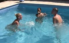 Behind the scenes pool party with Jordanne Kali and Yelena Vera - movie 4 - 3