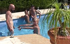 Behind the scenes pool party with Jordanne Kali and Yelena Vera - movie 4 - 6