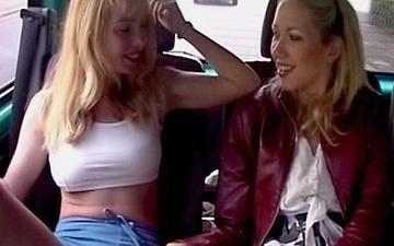 Download Flick shagwell and louise muirhead have lesbian anal sex in a car