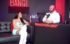 Busty Cuban Serena Santos Gets A Creampie On The Bang! Podcast join background