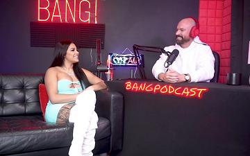 Downloaden Busty cuban serena santos gets a creampie on the bang! podcast 
