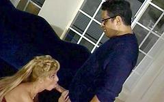 Nina Hartley gets her pleasures inside with a guy who cums on her - movie 3 - 3
