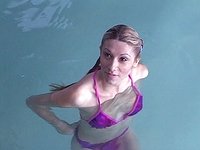 Watch Now - Crystal ray gets her ass pounded after a swim in the pool