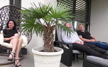 Download Rita black and bella angel bang two dudes together like the whores they are