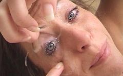 Liza Harper gets sprayed in the eye - movie 6 - 7