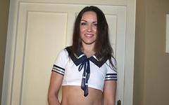 Watch Now - Kristina gralk gets creampied in her sailor stripper lingerie