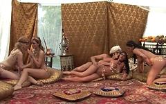 Un sexy harem di quattro persone viene scopato da uno stallone dal cazzo grosso - movie 6 - 3