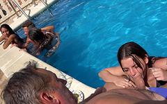 My Stepmoms Oral Outdoor Party - Scene 2 - movie 2 - 3