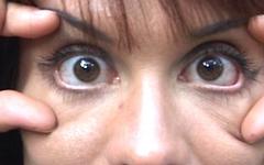 Sheila Marie wants semen in her eye join background