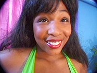 Watch Now - Ebony fatty desire gets cream on her face