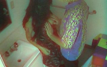 Download This horny couple got caught fucking in the bathroom on security camera