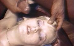A cute blonde woman sucks down a black dick and then takes his facial shot - movie 14 - 7