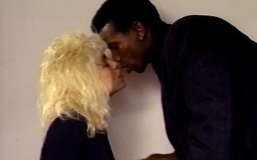 Download Sweet blonde with a hairy pussy gets pounded deep by hard black cock