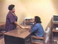 Ron Jeremy fucks an ebony BBW with lots of fleshy jiggling and cum spray - movie 4 - 2