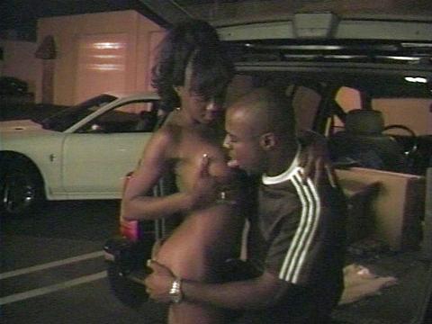 Bent Over In The Back Of An SUV This Slut Gets The Pussy Fucking She Wants