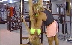 Watch Now - Is fucking a hot blonde in the gym a fantasy of yours? meet this lucky guy