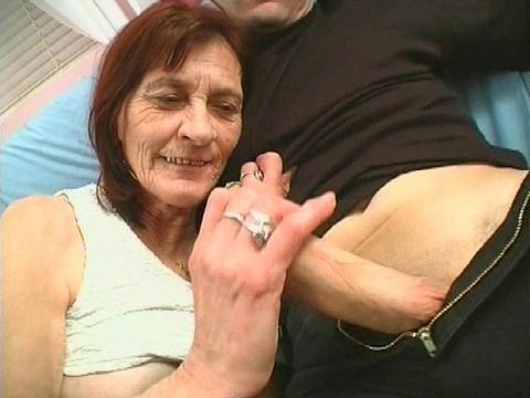 This Ancient Grannie Takes Out Her Teeth To Suck His Dick