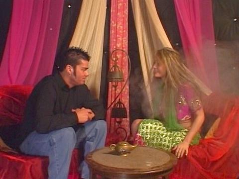 Chasey Lain Squeezes Her Tight Pussy Around A Hard Dong Then Swallows