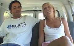 Watch Now - Heidi miller lets a latin dude bang her on the los angeles freeway