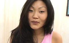 Lucy Lee enjoys taking cum to the face join background