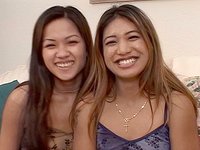 Two Asians double up on a cock sucking POV with Aliyah Likit and Lyla Lei - movie 1 - 2