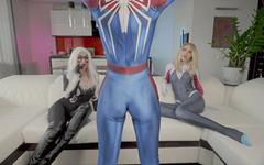 Purple Bitch, Sia Siberia and Amber Lust have a wild threesome 